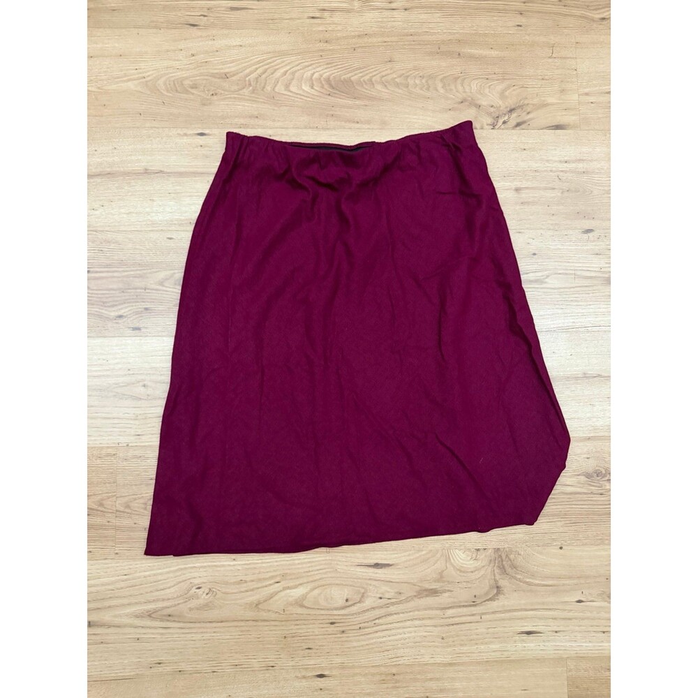 Liz Claiborne Maroon Long Maxi Skirt
